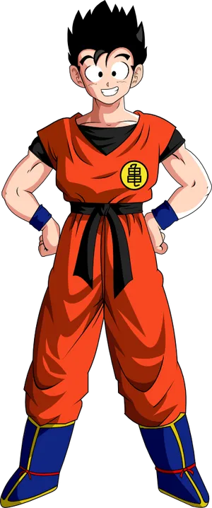 Animated Martial Artist Character PNG Image