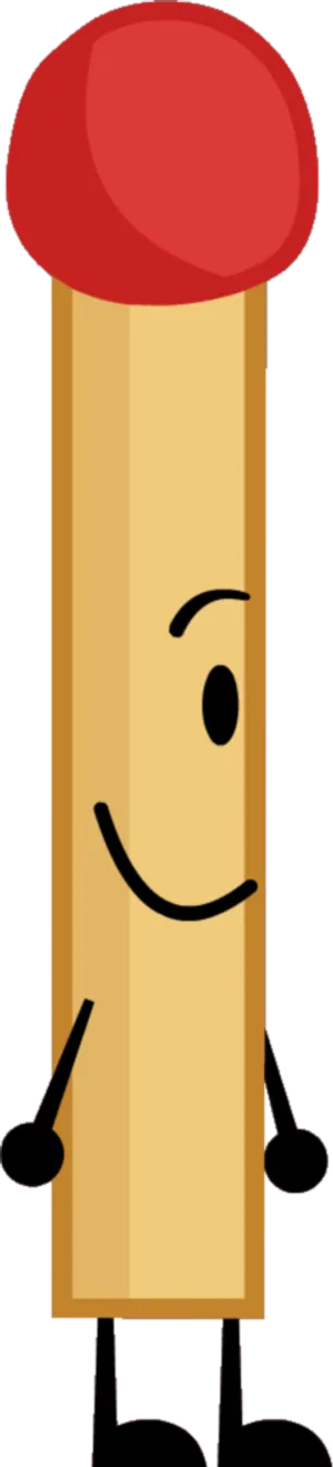 Animated Matchstick Character PNG Image