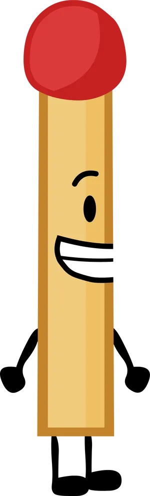 Animated Matchstick Character PNG Image