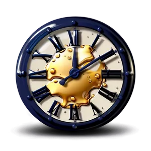 Animated Melting Clock Scene Png 58 PNG Image