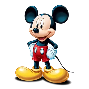 Animated Mickey Mouse Outline Png 48 PNG Image