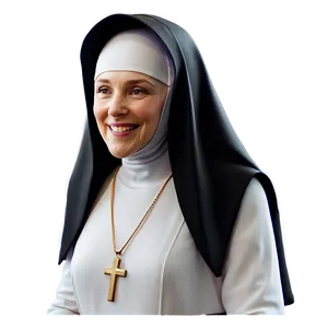 Animated Nun Figure Png 06242024 PNG Image