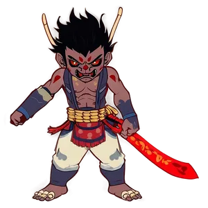 Animated Oni Character Png Tsf92 PNG Image