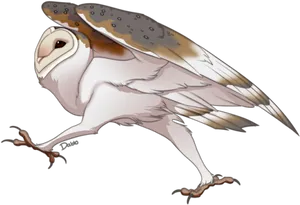 Animated_ Owl_in_ Motion.png PNG Image