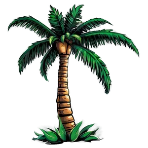 Animated Palm Tree Graphic Png Lmp81 PNG Image