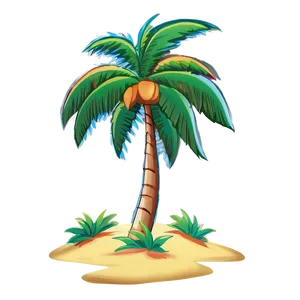 Animated Palm Tree Graphic Png Tfm PNG Image