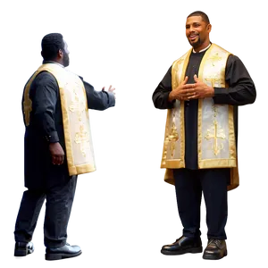 Animated Pastor Character Png Tvj PNG Image