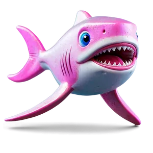 Animated Pink Baby Shark Png Tmt PNG Image