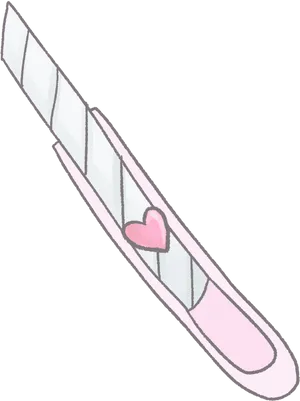 Animated Pink Heart Test Tube PNG Image