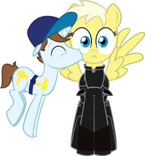 Animated Poniesin Costume PNG Image