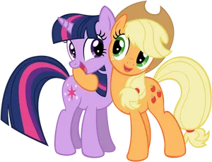 Animated Pony Friends Together PNG