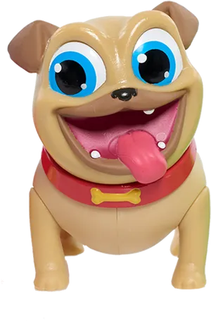 Animated Puppy Toy Figure PNG Image