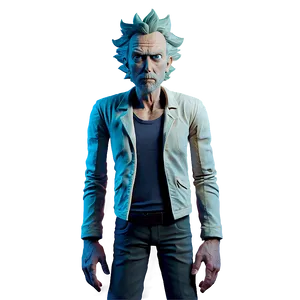 Animated Rick Character Png Ehq28 PNG Image