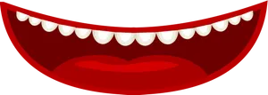 Animated Smiling Mouth PNG Image