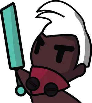 Animated Space Warrior Emoji.png PNG Image