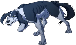 Animated_ Stalking_ Wolf PNG Image