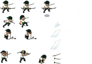 Animated_ Swordsmanship_ Sequence PNG Image