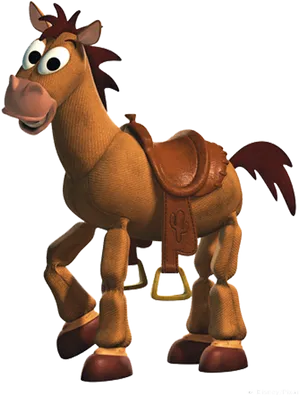 Animated Toy Horse Character PNG Image