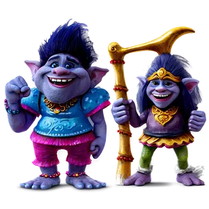 Animated Trolls Figures Png Wos PNG Image