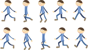 Animated_ Walking_ Sequence PNG Image