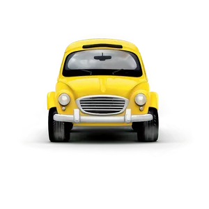 Animated Yellow Car Character Png Ntp56 PNG Image