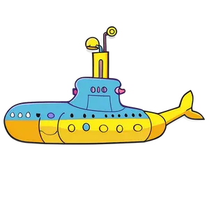 Animated Yellow Submarine Png 5 PNG Image