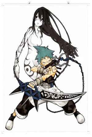 Anime Duo Soul Eater PNG Image