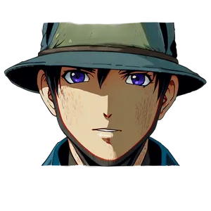 Anime Face With Hat Png Mxy55 PNG Image