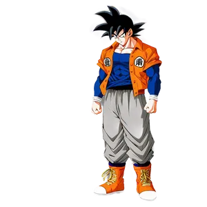 Anime Fashion Goku Drip Png Fkv PNG Image