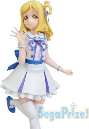 Anime Figure Sega Prize Pose PNG Image