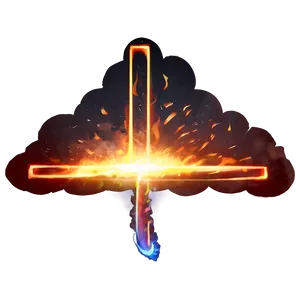 Anime Firestorm Graphic Png Gdd PNG Image