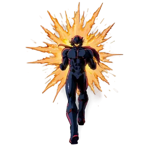 Anime Flame Burst Png Nvs PNG Image