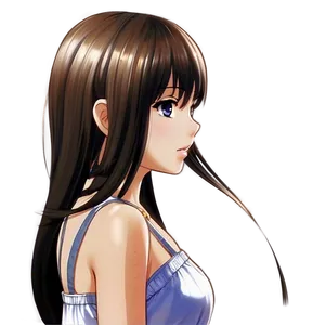 Anime Girl Hair Png Pkf PNG Image