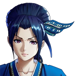 Anime Head In Traditional Clothing Png Hpw PNG Image