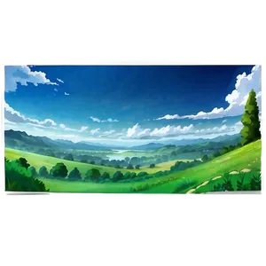 Anime Landscape Backgrounds Png Ayr PNG Image