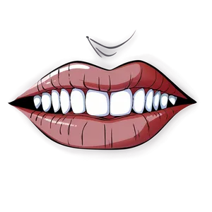 Anime Mouth With Scar Png Bfy31 PNG Image