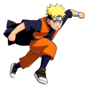 Anime Naruto Running Motion Png Dlt82 PNG Image