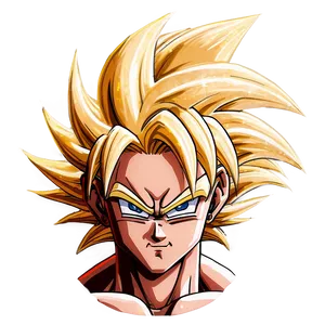 Anime Super Saiyan Hair Png Xst13 PNG Image