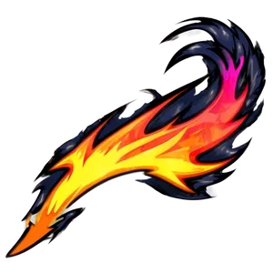 Anime Wildfire Aura Png Ytx PNG Image