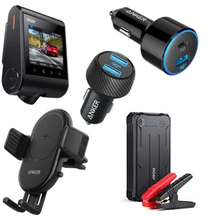 Anker Car Accessories Collection PNG Image