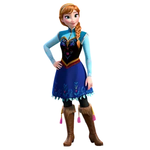 Anna Frozen Adventure Outfit Png Ndp96 PNG Image