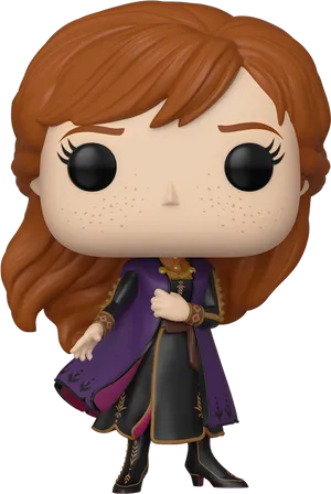 Anna Frozen Funko Pop Figure PNG Image