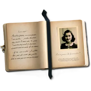 Anne Frank Diary Pages Png 06242024 PNG Image