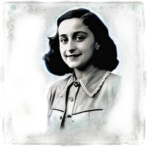 Anne Frank Portrait Png Ijk86 PNG Image