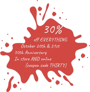 Anniversary Sale Promotion PNG