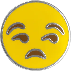 Annoyed Emoji Expression PNG Image