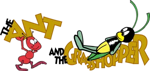 Antand Grasshopper Illustration PNG Image