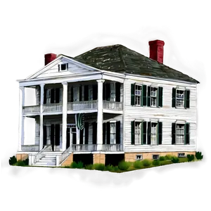 Antebellum Homes Mississippi Png 06252024 PNG Image