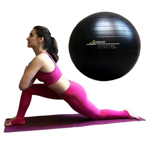 Anti-burst Yoga Ball Png Los PNG Image