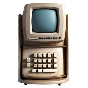 Antique 90s Computer Model Png Ypm PNG Image